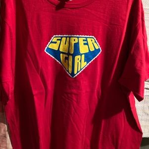 Vintage Supergirl T-Shirt Shirt from Warner Brothers store 2X Superman